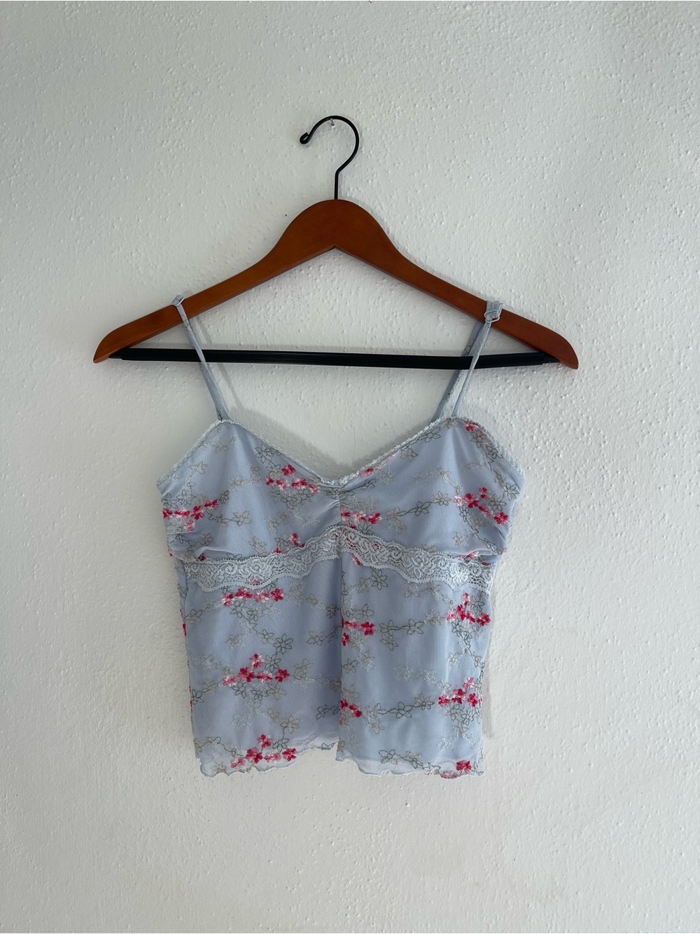 Lace Embroidered Camisole Tank Top